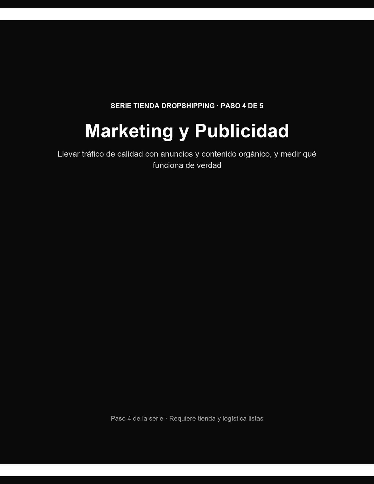Marketing y Publicidad — Paso 4 de 5