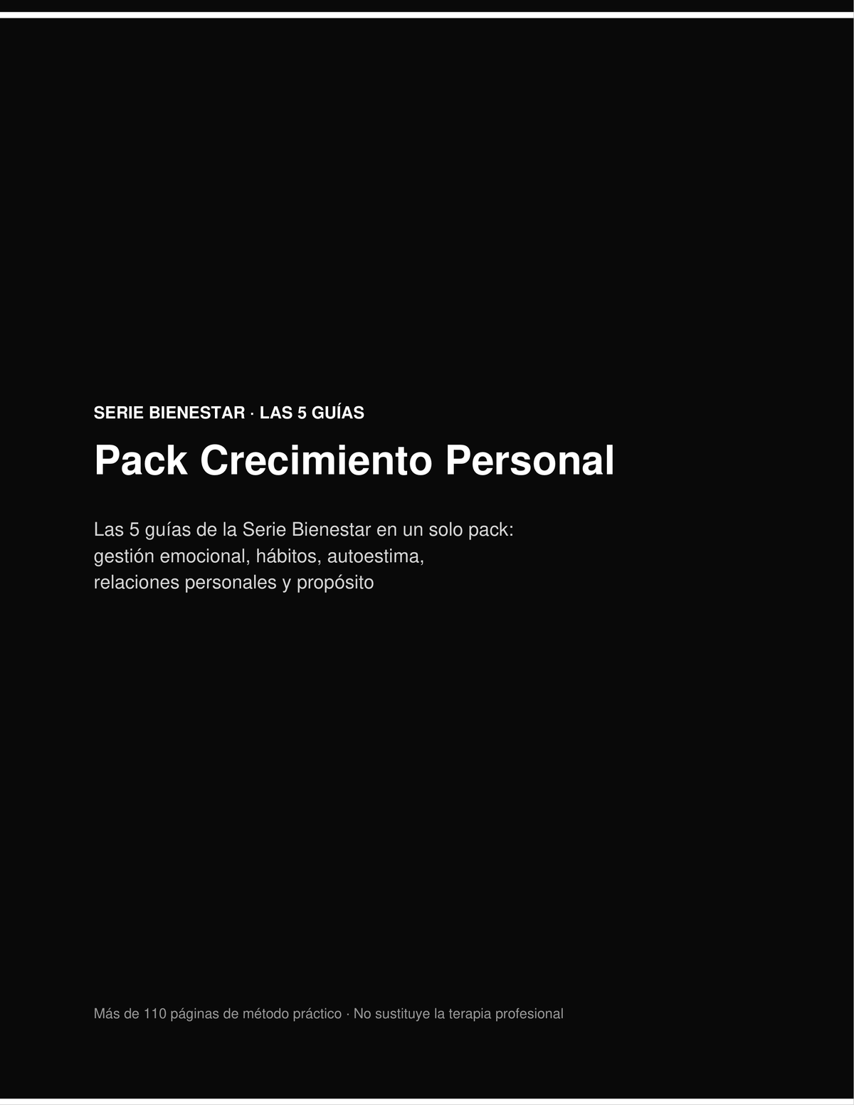 Pack Crecimiento Personal — 5 guías