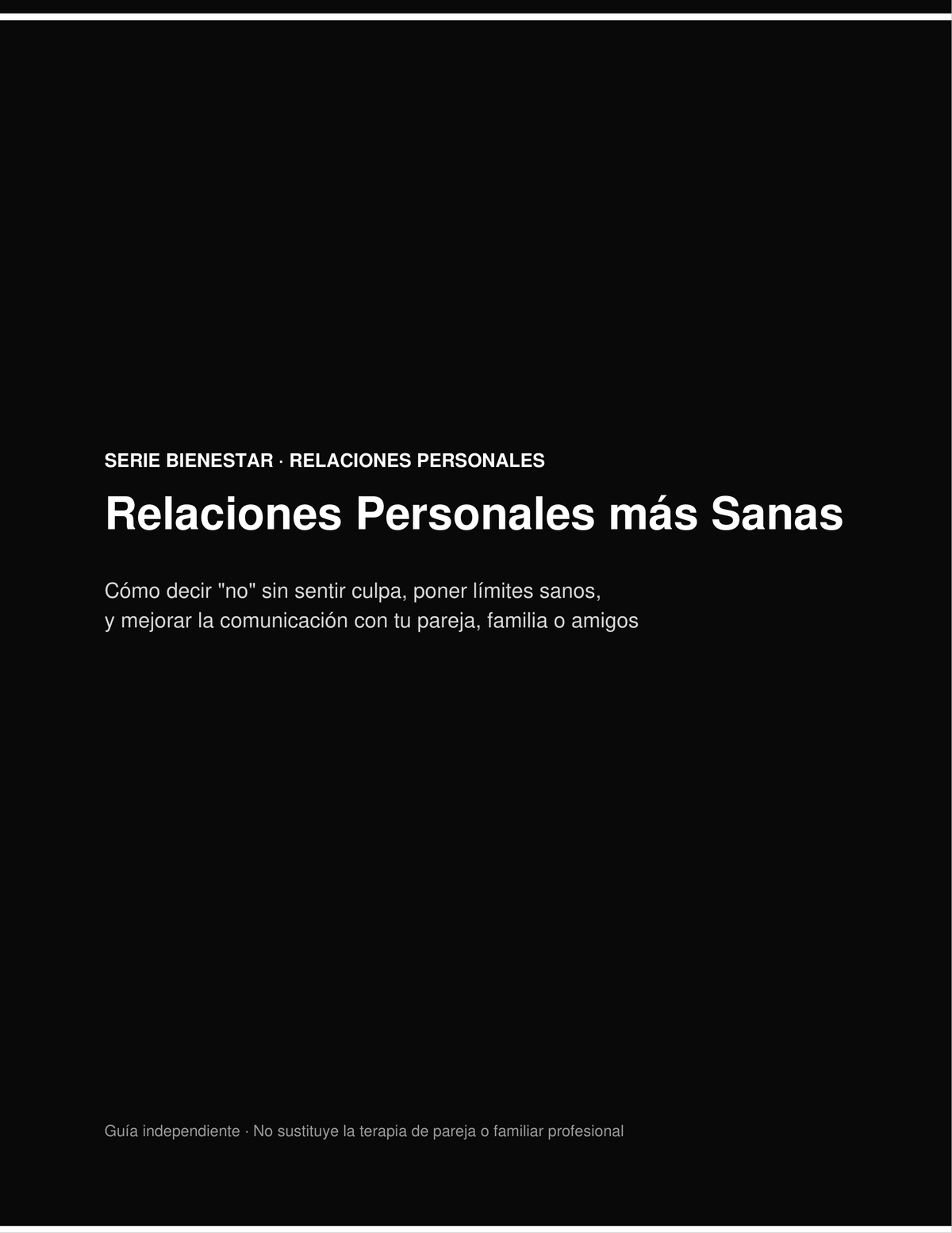 Relaciones Personales más Sanas